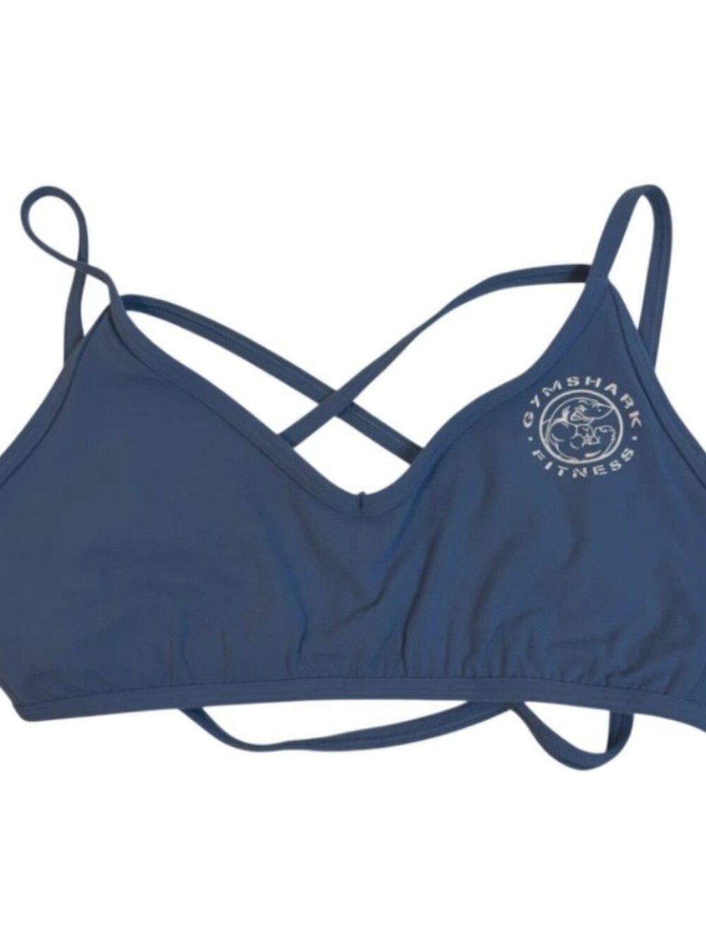 Gymshark Legacy Bra Classic Blue Womens Athletic Workout Training Top Size Small
